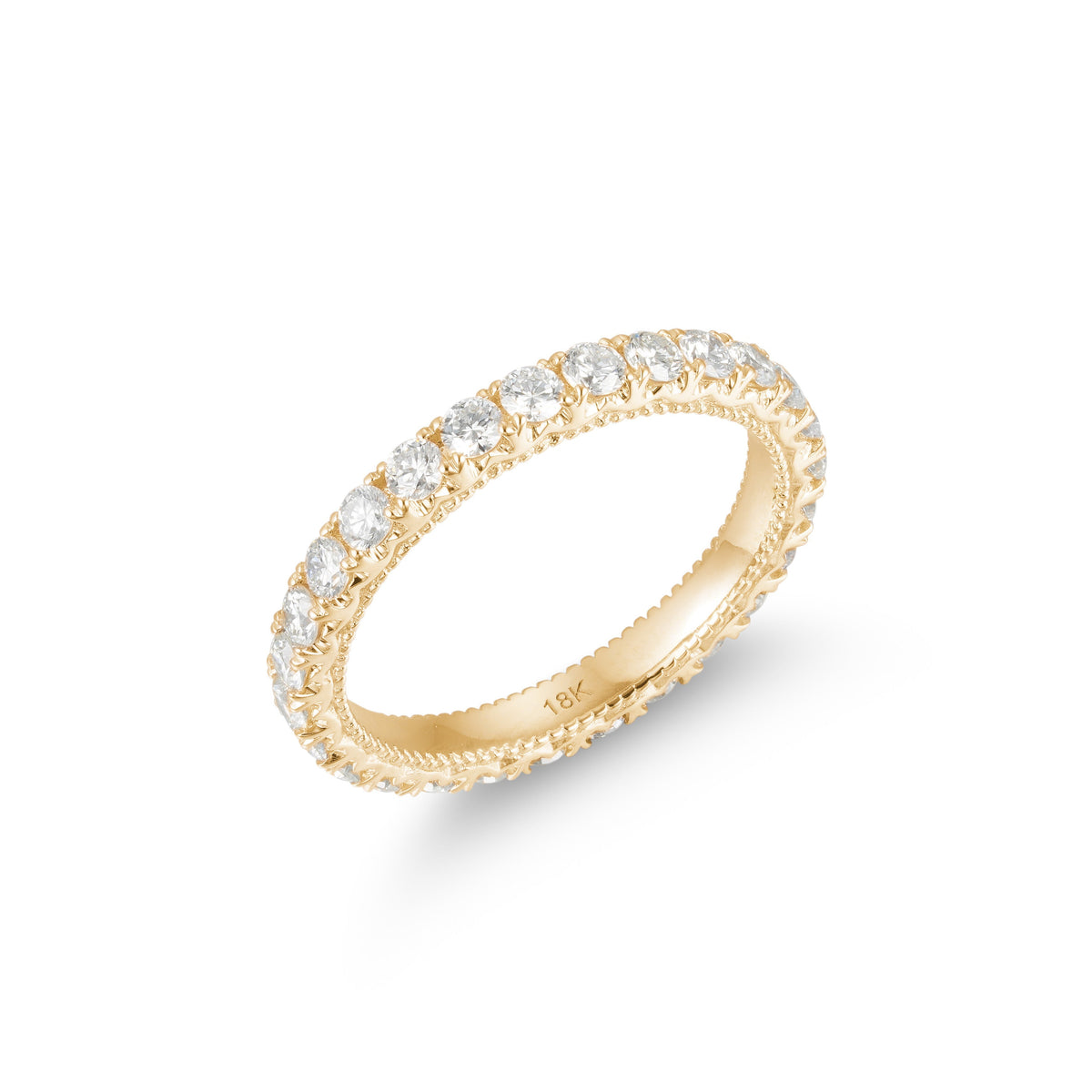 Orchid Gems 4 Pointers Miracle Edge Eternity Band